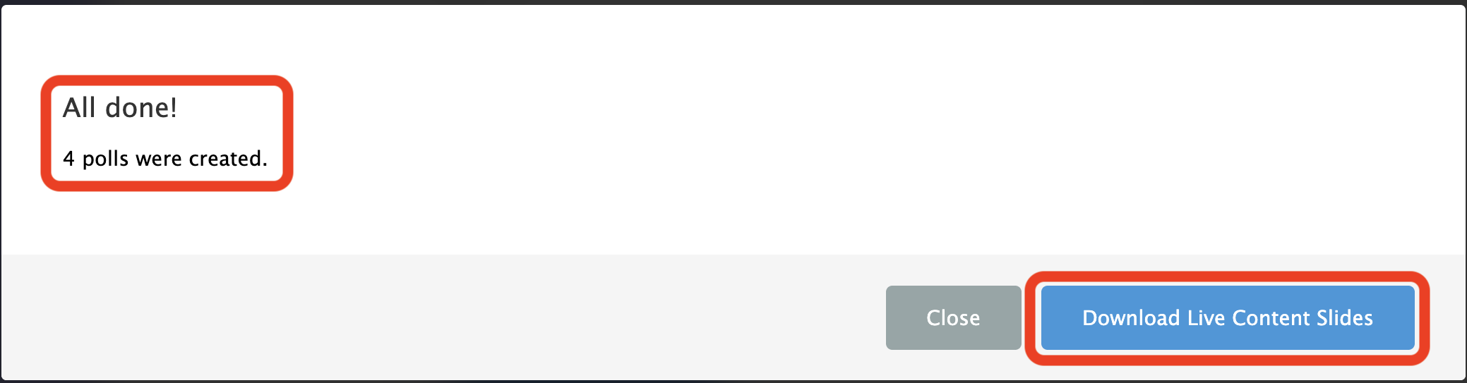 PollSense- Polls Created and Download Slides.png